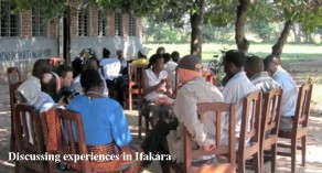discussing experiences in Ifakara